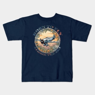 vintage aeroplane Kids T-Shirt